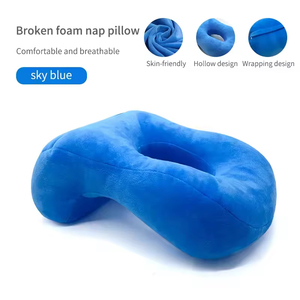 Almohada de Espuma Viscoelástica Suave para Dormir Boca Abajo, Cojín Transpirable para Siesta en el Escritorio, Soporte Versátil para Dormir en la Oficina y de Viaje - Product Image 1