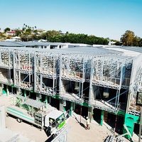Maison de ville personnalisée en usine Villa de luxe Maison modulaire Maison préfabriquée portable Australie Structure en acier léger