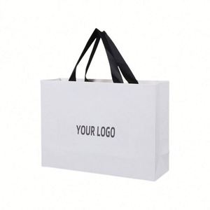 High Quality Luxury Customized <b>Printed</b> Paper Gift Handbags Reusable Shopping Paper Bags With Your Own Logo - Product Image 3