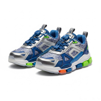 Chaussures de course pour filles en cuir PU imprimé effet pierre, en microfibre, écologiques et respirantes, pour accessoires