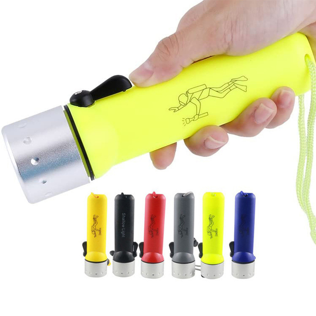 HL105 Mini Diving Torch Underwater XPE Waterproof Flashlight for Diving