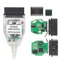 Cable de Diagnóstico OBD2 con Chip FTDI FT232RL, K CAN DCAN USB OBD2 para Herramienta de Diagnóstico de Automóviles BM, Cable de Diagnóstico K+DCAN