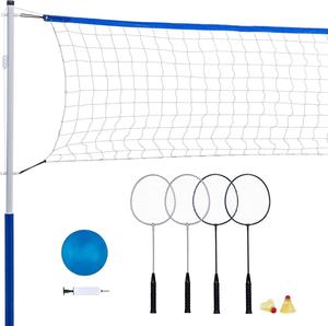 Filet de <span class=keywords><strong>badminton</strong></span>, taille standard, résistant aux intempéries, portable, pour usage intérieur et extérieur, avec sac de rangement - Product Image 1