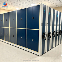Système de rayonnage mobile électrique haute technologie pour stockage d'archives lourds en acier pour salle de serveurs informatiques