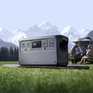 เครื่องกำเนิดไฟฟ้าพกพา Power1000 1000WH ลิเธียมไอออน พร้อมระบบจัดเก็บพลังงานคลื่นไซน์บริสุทธิ์ สำหรับการตั้งแคมป์กลางแจ้ง ใช้ในรถยนต์ในสหราชอาณาจักร - Product Image 2