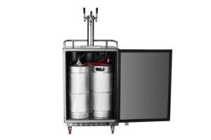 도매 공장 야외 맥주 Kegerator 스테인레스 스틸 생맥주 디스펜서 세 탭 바베큐 Kegerator - Product Image 2