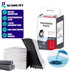 Tapis d'entraînement pour animaux de compagnie en <span class=keywords><strong>charbon</strong></span> <span class=keywords><strong>actif</strong></span> super absorbant - Imperméable - Usage unique - Bambou - Tapis pour l'urine des chats - Product Image 1