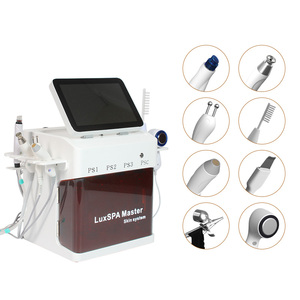 Professional 9 IN 1 LuxSPA Master Hydra Oxygen Dermabrasion <b>Machine</b> BIO Microcurrent Oxygen Spray Gun Skin Resurfacing - Product Image 4