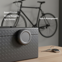 Etiqueta Magnética para Bolsos, Sistema de Gestión de Activos Fácil de Colocar, Compatible con IOS y Android, Logística, Historial de Trayectoria, Geotag, API, Rastreador