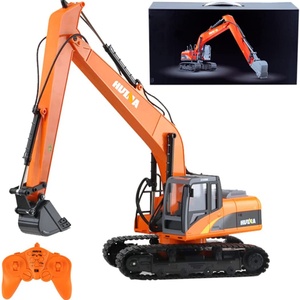 Huina 1551 551 1/14 Scale 15CH Alloy Professional Excavator <b>Remote</b> <b>Control</b> RC <b>Truck</b> - Product Image 1