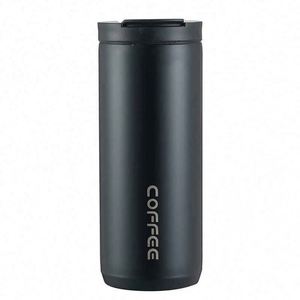 CORP-EC Stainless Steel Vacuum Tumbler Double Wall Insulated Travel Mug Black Minimalist Design Leak-Proof Eco-Friendly <b>Large</b> - Product Image 1