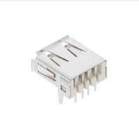 Connecteur USB de remplacement 6364372-2, RECP ASSY, R/A, 4P THRU-HOLE USB L