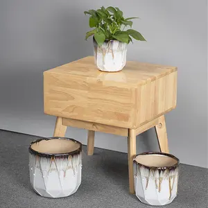 Advanced design modern simple style garden decoration table top plant suppliers ceramic orchid pots