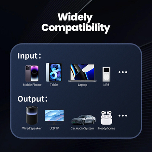 Toocki <span class=keywords><strong>5.1</strong></span> AUX cho Bộ chuyển đổi cho xe hơi & nhà Stereo/Loa có dây với áo khoác PVC và dây đồng đóng hộp - Product Image 6