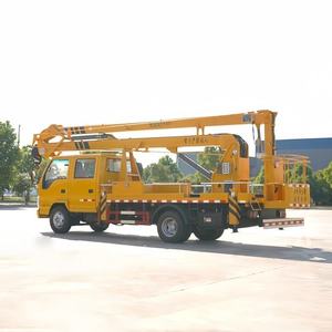 Plateforme de travail <span class=keywords><strong>a</strong></span>érienne ISUZUU 100P 14M, nacelle élévatrice à bras articulé, camion benne pliable à <span class=keywords><strong>vendre</strong></span> - Product Image 4