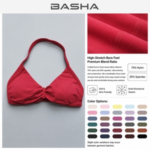 BASHAsports Plus Size 4-Piece Seamless Yoga Set <strong>for</strong> <strong>Women</strong> High Waist <strong>Leggings</strong> Breathable Custom Logo Gym Activewear - Product Image 5