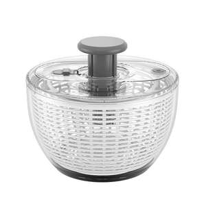 Escurridor de Ensaladas Giratorio de Acero Inoxidable |   Limpiador Portátil de Lechuga y Vegetales |   Lavador de Frutas con Colador y Tazón de Lavado - Product Image 6