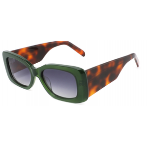 Occhiali da Sole Quadrati in Acetato Polarizzati Stile Europeo e Americano, Montatura Completa Leopardata, Trendy per Esterni, Fatti a Mano - Product Image 4