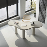 Meuble de table simple nordique, design de bureau moderne, bureau d'ordinateur de bureau à domicile en MDF
