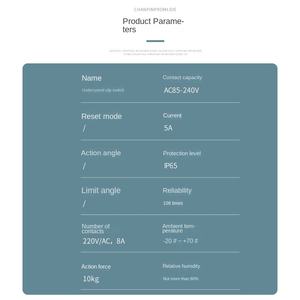 गैर-संपर्क अंडरस्पीड स्लिप स्विच MT-QS-II 220 वी 3 ए स्टाल डिटेक्शन सेंसर, मेटालर्जिकल और खनन उपकरण के लिए - Product Image 6
