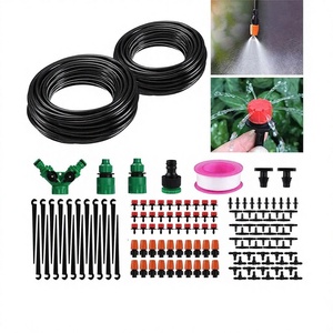 Dispositif <span class=keywords><strong>d</strong></span>'arrosage automatique des fleurs en plastique DaringFish, kit <span class=keywords><strong>d</strong></span>'irrigation <span class=keywords><strong>goutte</strong></span> à <span class=keywords><strong>goutte</strong></span> pour pots <span class=keywords><strong>de</strong></span> fleurs <span class=keywords><strong>de</strong></span> <span class=keywords><strong>balcon</strong></span>, 30 m, arrosage intelligent DIY - Product Image 2