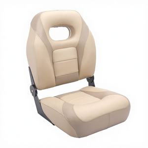 Sièges marins de luxe en direct d'usine, sièges de yacht et de bateau en fibre de verre avec coque en PVC, chaises résistantes aux vagues, matériau plastique - Product Image 1