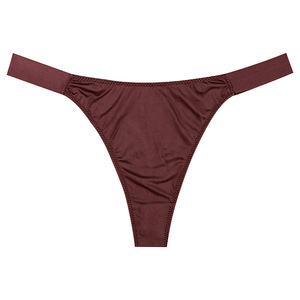 <span class=keywords><strong>Tanga</strong></span> de seda helada sin costuras para mujer, bragas sexys con diamantes de imitación, lencería, 0673 - Product Image 6