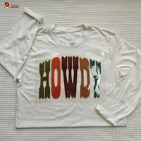 Autocollants DTF personnalisés pour l'été, motifs chenille moelleux, grandes lettres thermocollantes pour vêtements et t-shirts