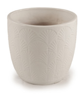 Pot de fleurs en céramique pour balcon, gain de place, respirant, anti-moisissure, décoratif
