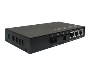 Convertidor de Fibra Óptica OEM y ODM de Fábrica, 2 Puertos de Fibra + 3 Puertos RJ45 SC 10/100M, Transceptor Óptico, Switch Ethernet - Product Image 4