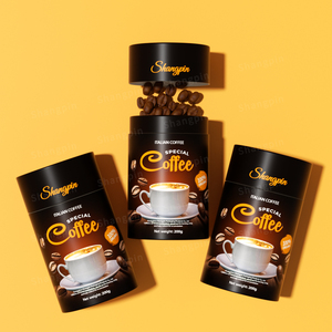 Custom CMYK Paper Tube with Metal Lid Recyclable Kraft Composite Canister for <b>Spice</b> Coffee Tea Packaging OEM - Product Image 2