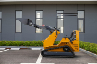 Chargeuse compacte sur chenilles de 250 kg avec système hydraulique 16 MPa, machine de construction compacte, options de moteur EPA EURO5