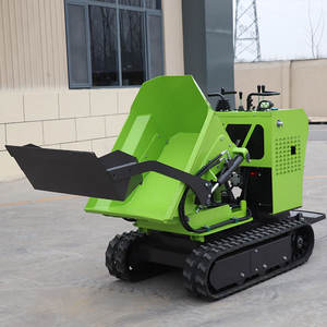 High Quality Mini Crawler Transporter Rubber <b>Trucks</b> Dump Loader Diesel Self Loading Rotate 190 Degrees Reliable Performance - Product Image 2