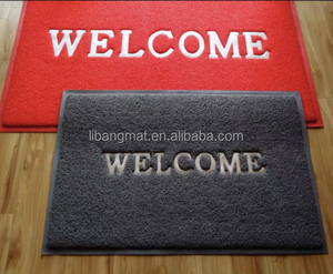Tapis <span class=keywords><strong>de</strong></span> bienvenue imperméable-Paillasson en PVC non absorbant pour porte d'entrée, tapis <span class=keywords><strong>de</strong></span> sol intérieur/extérieur facile à <span class=keywords><strong>nettoyer</strong></span> - Product Image 1
