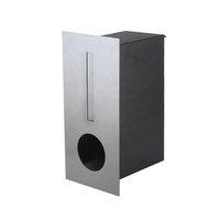 Boîte aux lettres en acier galvanisé anti-rouille WELDON OEM/ODM personnalisée, petite, pour extérieur, à encastrer dans un mur