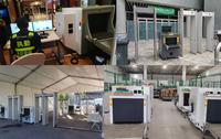 Détecteur de munitions 5030AC Indonésie, scanner de rayons X, scanner de bagages, équipement de sécurité aéroportuaire, contrôle de sécurité scolaire, machine à rayons X