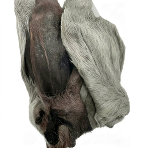 Friandises dentaires pour chiens à base d'oreilles de chèvre séchées naturelles, riches en protéines, pour nettoyer les dents et éliminer la plaque dentaire, en matière première, friandises pour chiens - Product Image 1