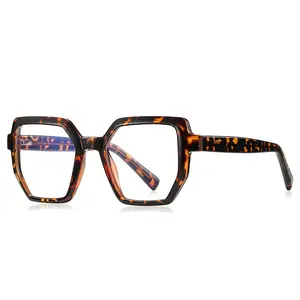 Nuevas <span class=keywords><strong>Gafas</strong></span> de Diseño de Lujo para Mujer y Hombre, Montura Grande con Degradado, TR90, <span class=keywords><strong>Gafas</strong></span> para Computadora, Anti Luz Azul - Product Image 4
