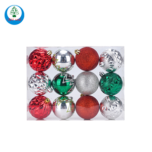 2025 nouveau Offres Spéciales 12 pièces taille personnalisée boules de noël décoration de noël boule de noël colorée - Product Image 5