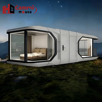 Maison Modulaire en Conteneur d'Acier Cammi House - Design Contemporain Écologique et Durable, Installation Facile pour Villa, Salle de Bain, Utilisation en Parc