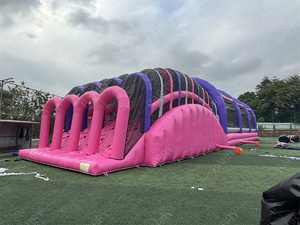 Percorso Ostacoli Gonfiabile per Feste e Gare, 5k, per Esterni, Stile Ninja Run, 'The Mad House' per Bambini e Adulti - Product Image 2