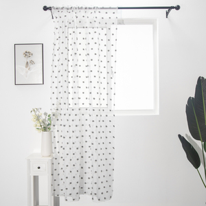 <span class=keywords><strong>Rideau</strong></span> transparent moderne XinLan 3D tufté pour chambre et salon - Product Image 1