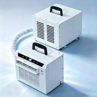 Climatiseur portable électrique split 5000 BTU, mini-unité de refroidissement facile à transporter, faible bruit, pour SUV, véhicule tout-terrain, tente de toit, extérieur