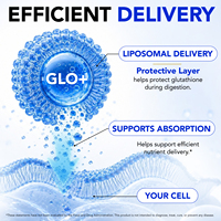 Acentiallabs Supplément de Glutathion Liposomal à Haute Absorption avec Resvératrol et Chardon-Marie pour Technologie de Livraison Liposomale