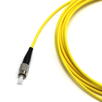 Cable de Fibra Óptica Monomodo Simplex FTTH FTTX de 100G LC a FC ST PC UPC APC, Amarillo, LSZH, PVC, 2.0/3.0 mm, para Redes WiFi