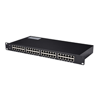 Medcamex MC-RJ45-1KM-24CH Protector contra Sobretensiones RJ45 de 24 Puertos y 1000Mbps, SPD 20KA, Supresor de Voltaje, Montaje en Rack de 19 Pulgadas, Sistema Solar