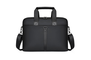 Grande sacoche en cuir pour ordinateur portable, sac messager professionnel, bandoulière portable, 15 pouces, étanche, durable, sac à main pour homme, mallette personnalisable avec logo - Product Image 1