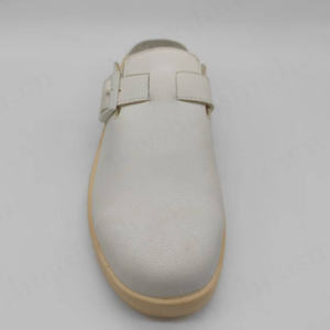 LXG, prezzo a buon mercato in microfibra pelle superiore scarpe da infermiera tacco <span class=keywords><strong>aperto</strong></span> ESD scarpe di sicurezza bianche zoccoli adatti per linea medica HSW019 - Product Image 6