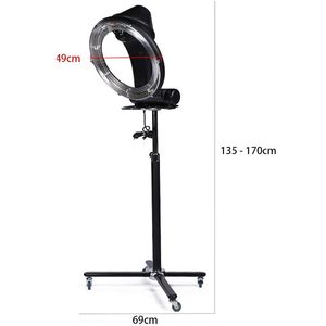 Sèche-cheveux professionnel intelligent à température constante, modèle 8008, en cuir, pour <span class=keywords><strong>coiffure</strong></span> et soins capillaires, type « soucoupe volante » - Product Image 3
