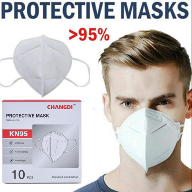 disposable Protective face masks filtration efficiency 95 supplier direct FFP2 civilian folding